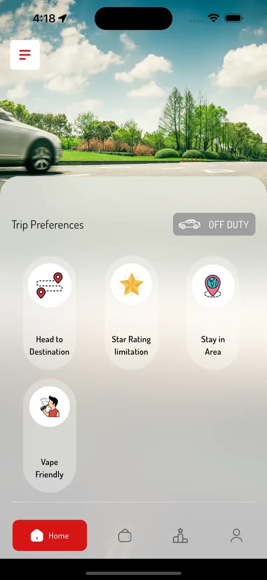 ASFALT Driver app screenshot