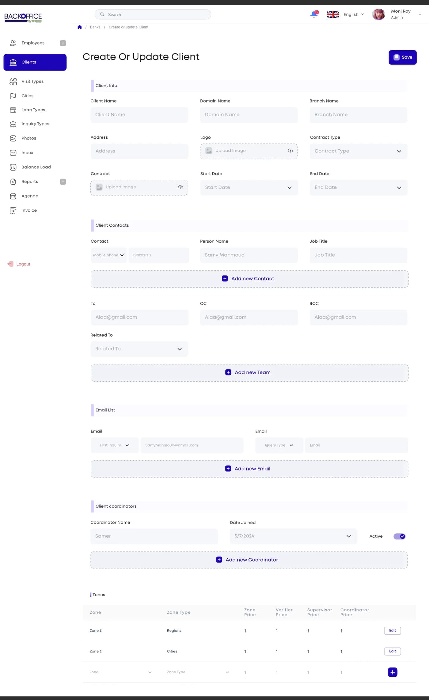 Back Office — 4