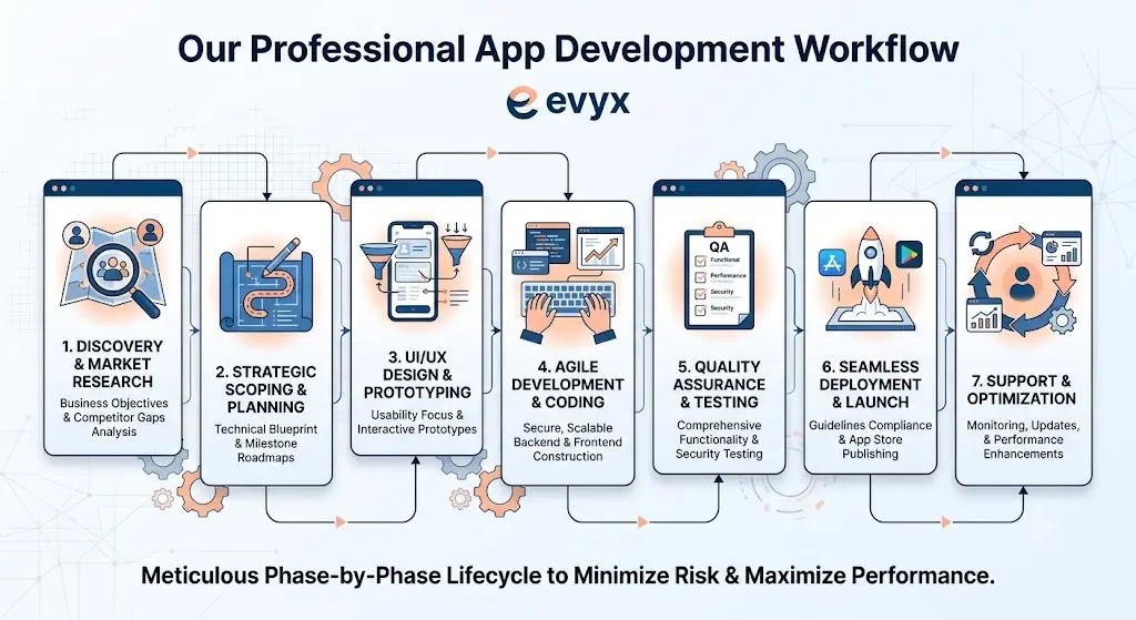 Our Professional Workflow in evyx